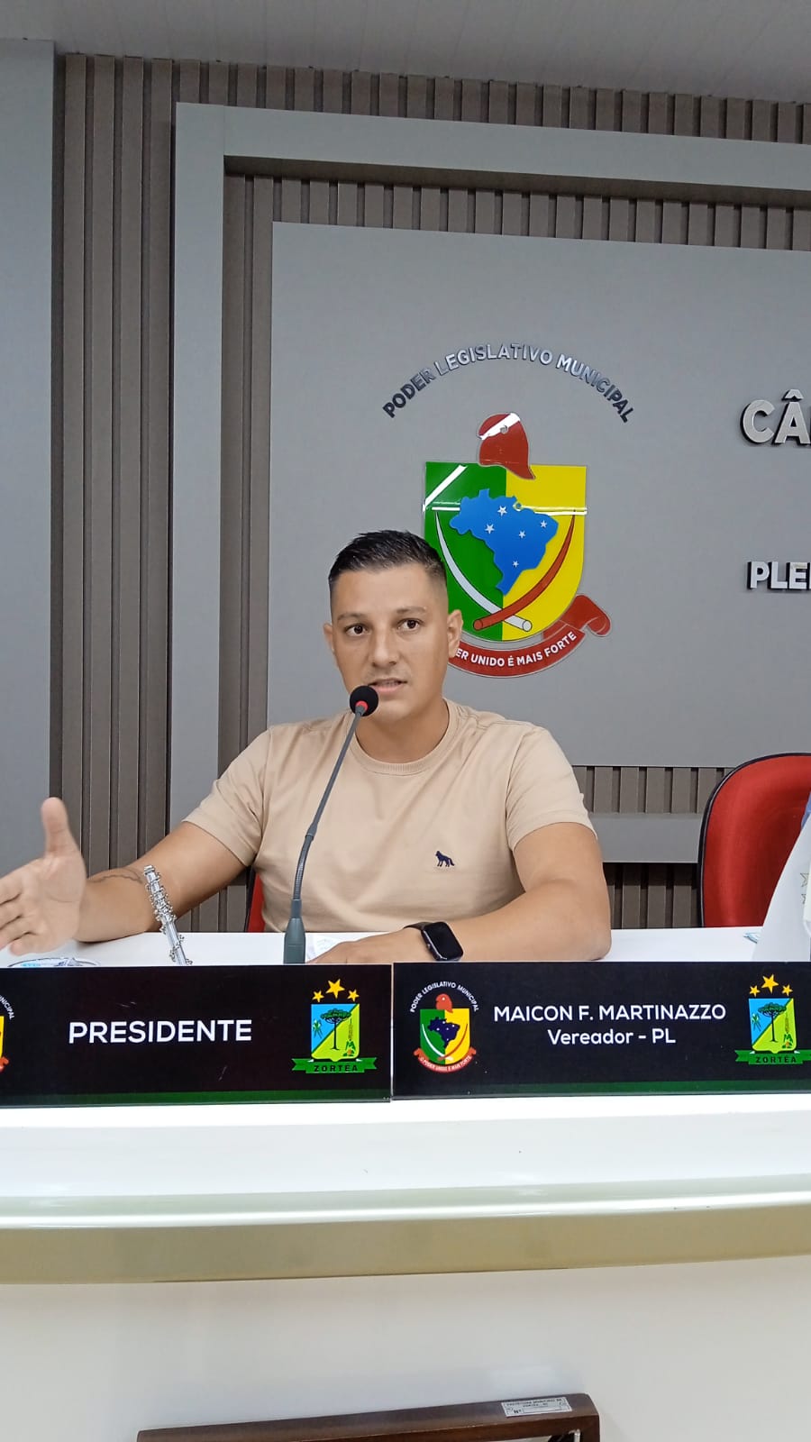 Câmara de Vereadores aprova projeto do Vereador Maicon Martinazzo para denominação das vias de acesso às Chácaras