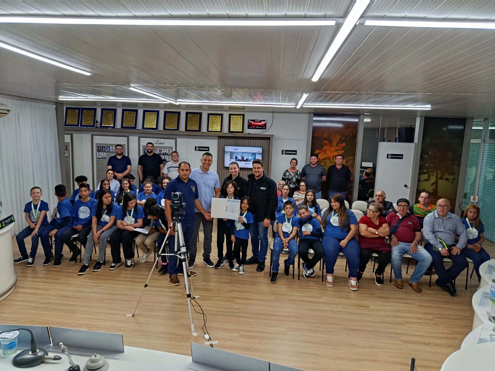 Câmara de Vereadores de Zortéa entrega Moções de Aplauso ao Maestro Acacio Antunes e à Fanfarra Municipal