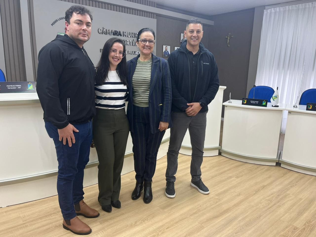 Nova promotora de Justiça da comarca registra presença na Câmara de Vereadores de Zortéa-SC