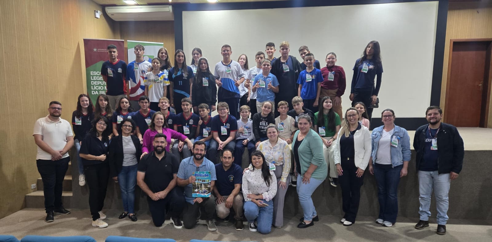 Vereadores Mirins recém empossados em Zortéa participam de seminário em Piratuba