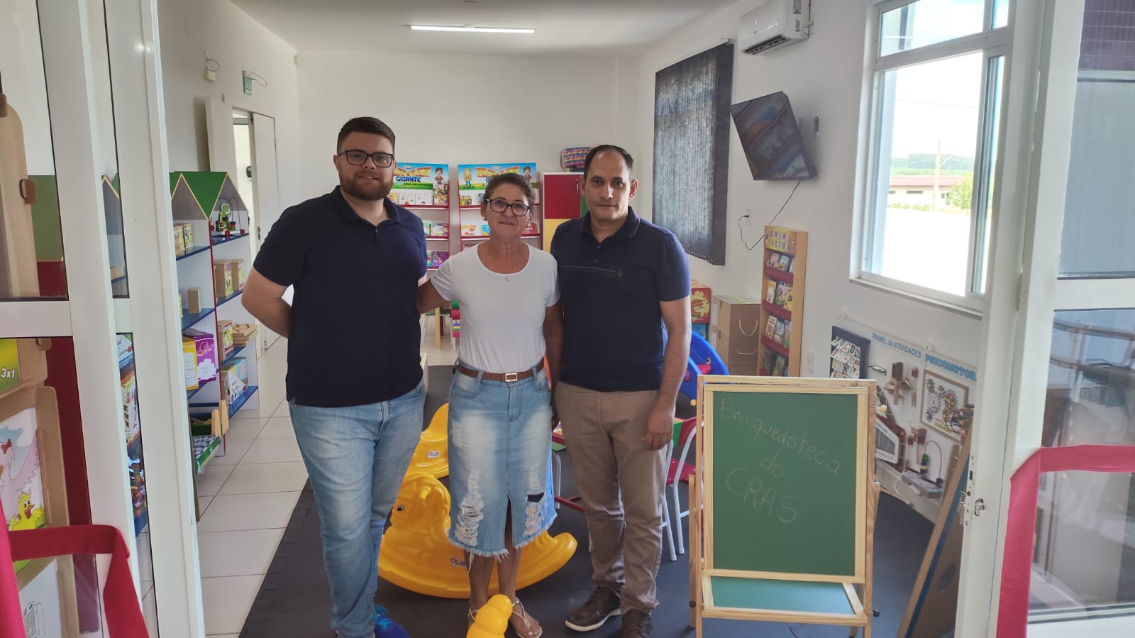 Vereadores prestigiam inauguração da Brinquedoteca do CRAS de Zortéa